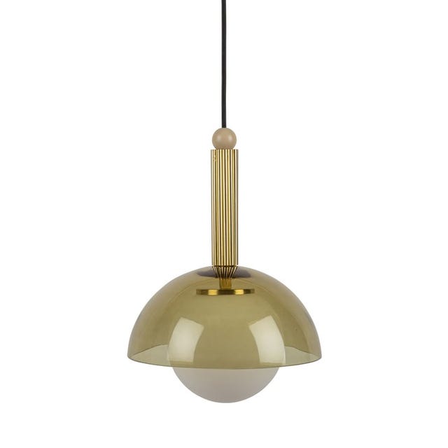 Deco knot pendant light by genevieve bennett for heal's