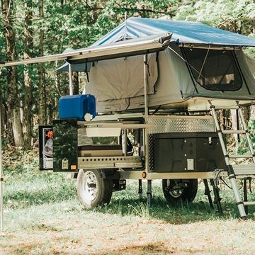 a trailer with a canopy genimax hr