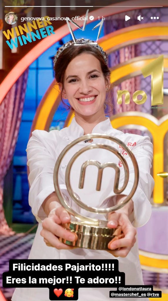 genoveva felicita laura londono ganadora masterchef celebrity