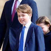 windsor, united kingdom april 09 embargoed for publication in uk newspapers until 24 hours after create date and time prince george of wales attends the traditional easter sunday mattins service at st georges chapel, windsor castle on april 9, 2023 in windsor, england photo by max mumbyindigogetty images