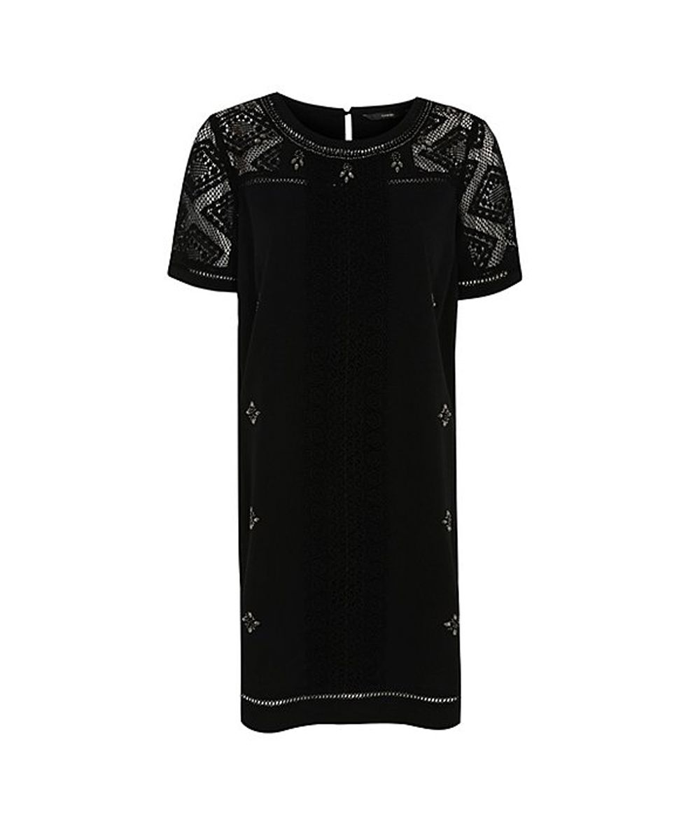 Asda black outlet lace dress