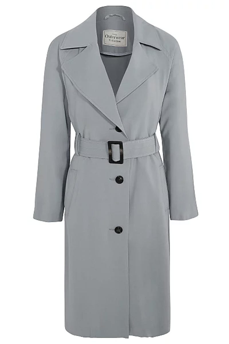 George at Asda Blue Belted Trench Coat