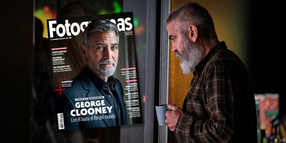 george clooney en la portada de fotogramas de diciembre de 2020