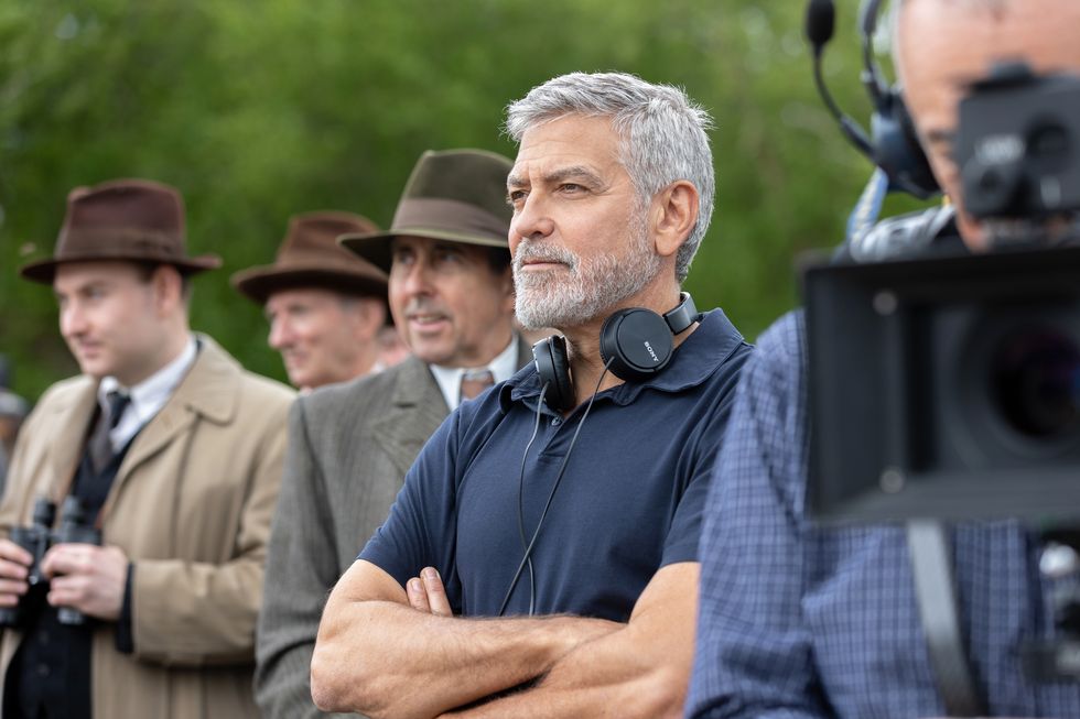 director george clooney behind the scenes in the boys in the boat