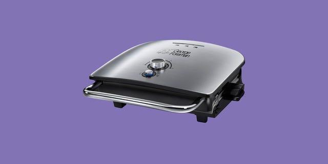 George Foreman Family 5 Portion Silver Grill