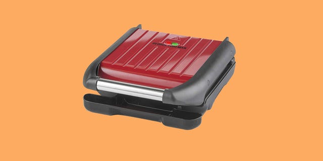 George Foreman 25030 Red Steel Grill - Small