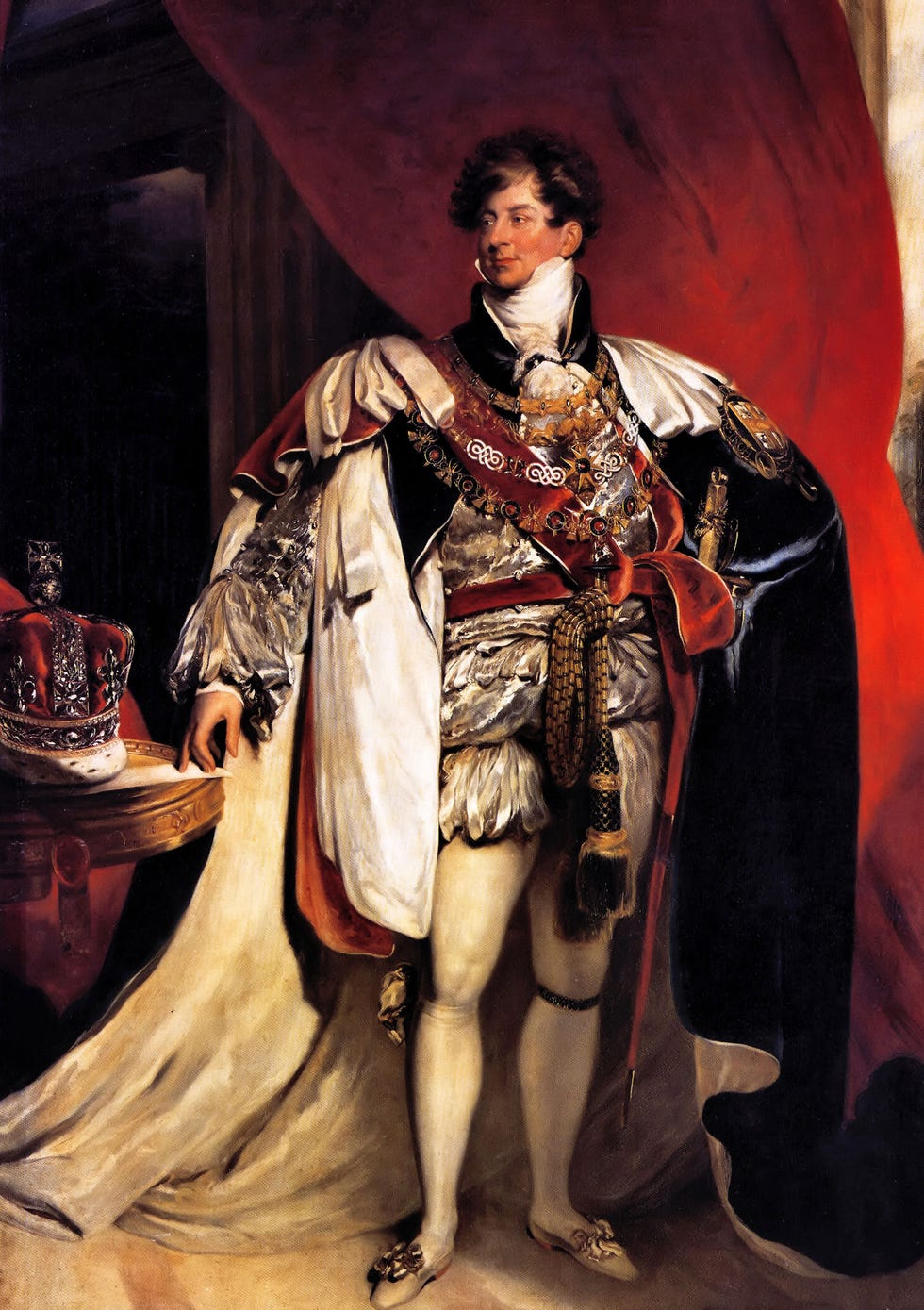 george iv 1762 1830, king of great britain 1820 1830 portrait as prince regent by thomas lawrence 1822