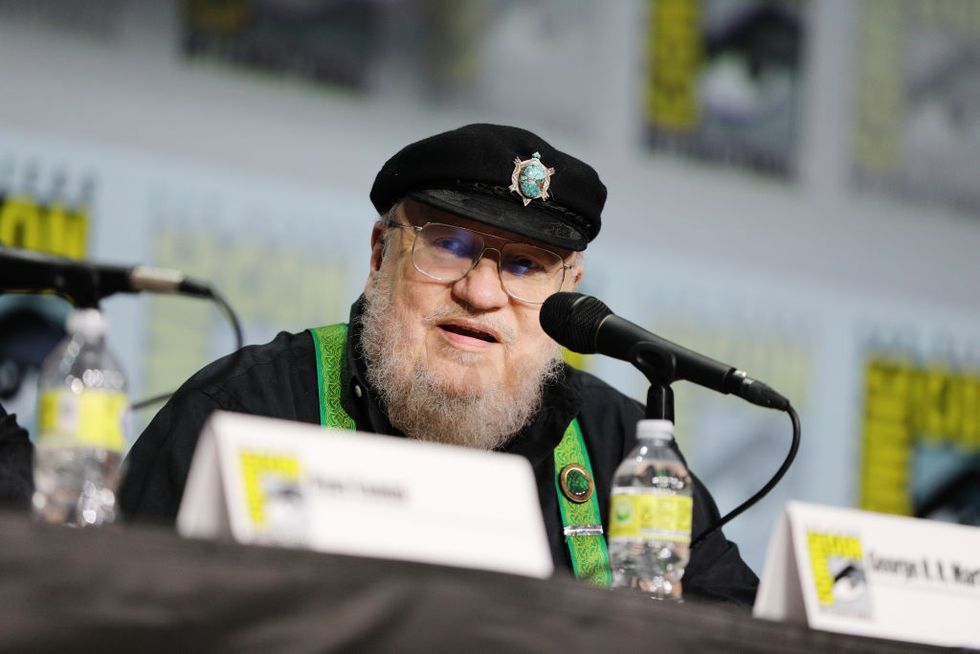 george rr martin, hbo's house of the dragon panel at comic con