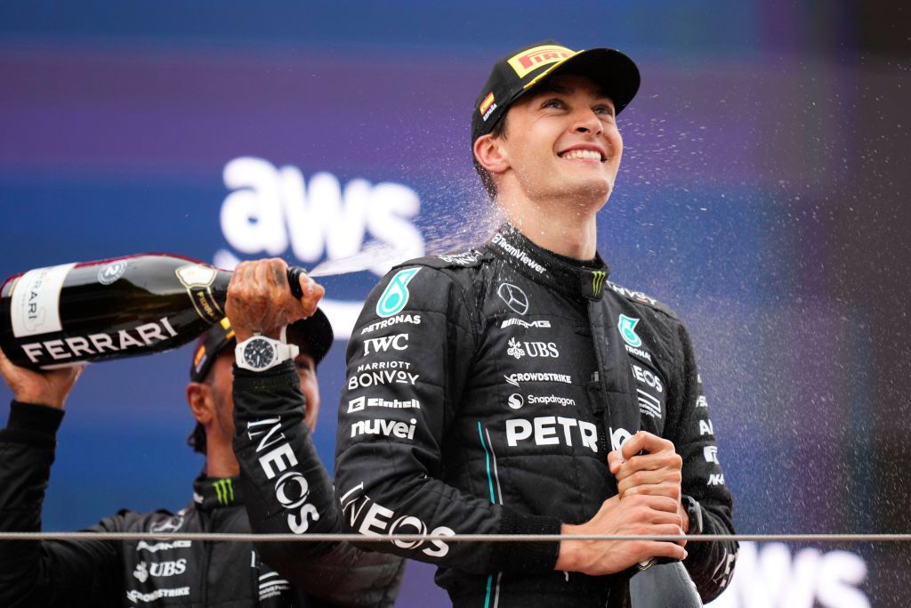 George Russell Pide A Mercedes No Hacer Promesas Sobre 2024   George Russell Of Great Britain And Mercedes Amg Petronas News Photo 1697388641 