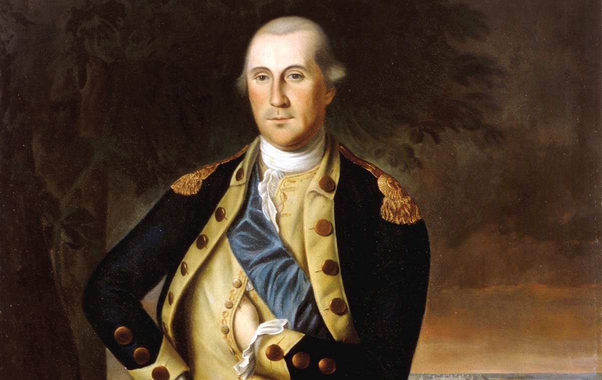 George Washington stepped down at the height of his power