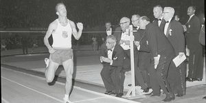 george young crossing finish line