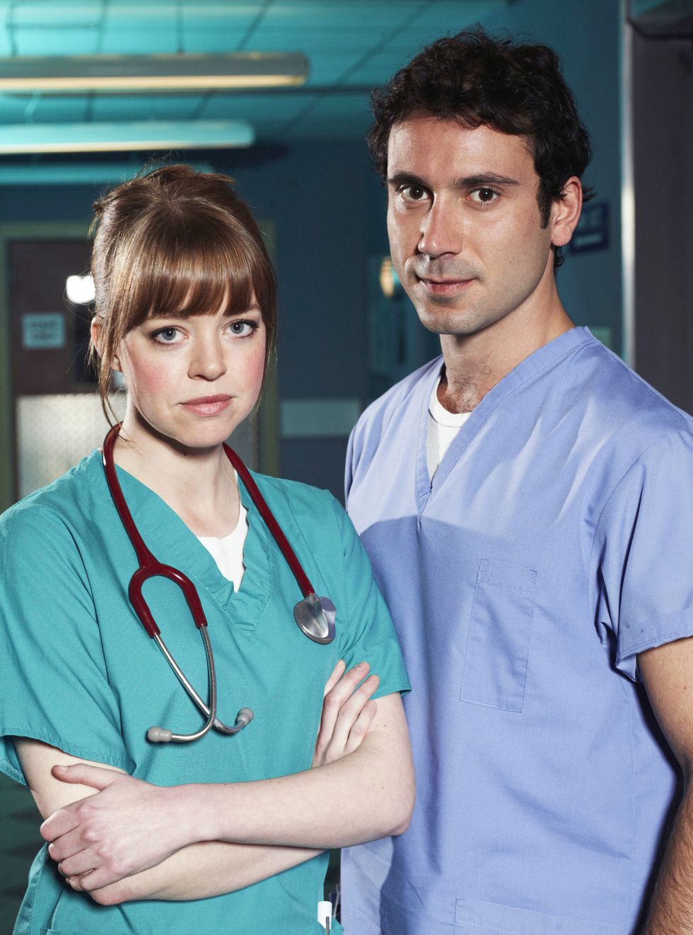 georgia taylor as ruth, ben turner as jay, casualty