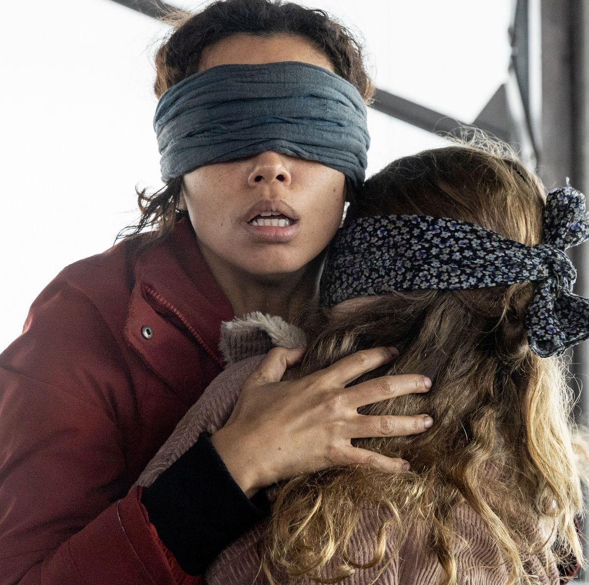 Bird Box Barcelona stars explain unexpected benefits of blindfold