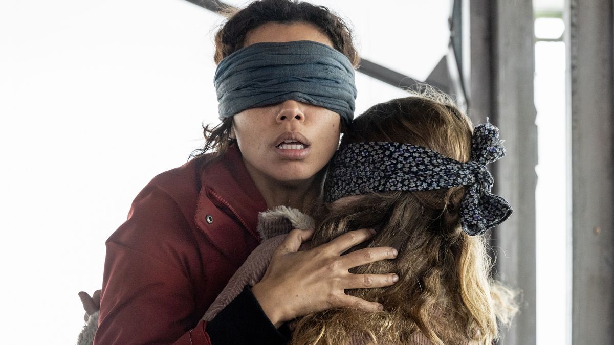 Bird Box Barcelona stars explain unexpected benefits of blindfold acting