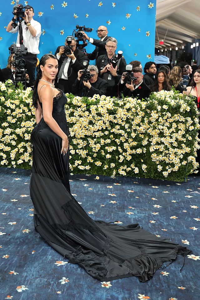the 2025 met gala celebrating "superfine: tailoring black style" arrivals