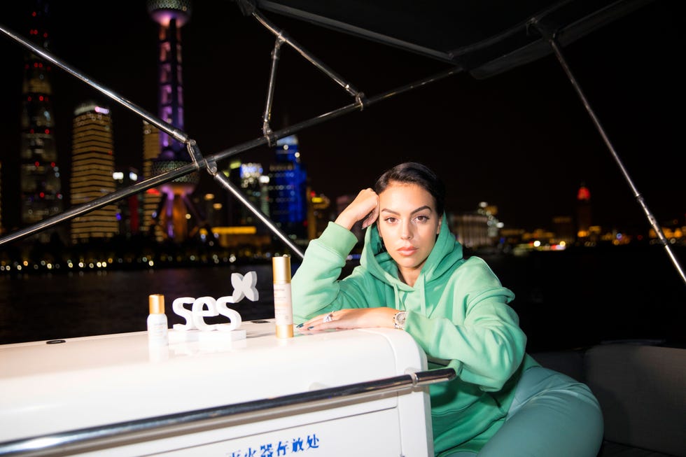 Georgina Rodríguez  en Shangai en octubre de 2019