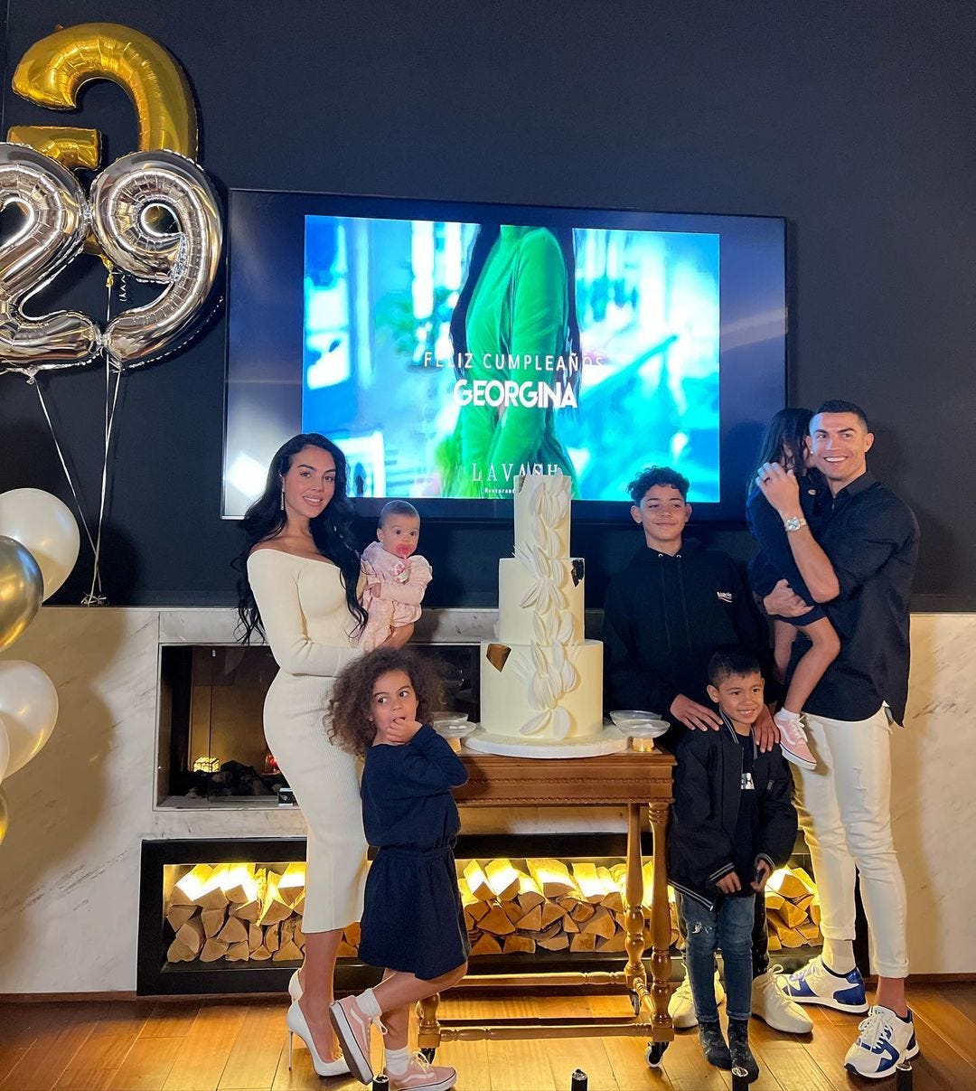 Cristiano Ronaldo celebra el cumpleaños de sus hijos