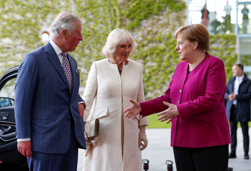 Prince Charles and Duchess of Cornwall Camilla in Berlin