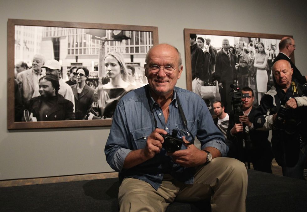 Peter Lindbergh Attends His 'On Street' Exhibition