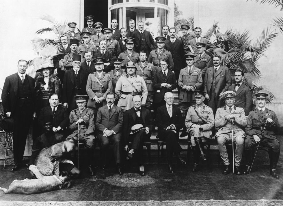Gertrude Bell at the Cairo Conference, 1921
