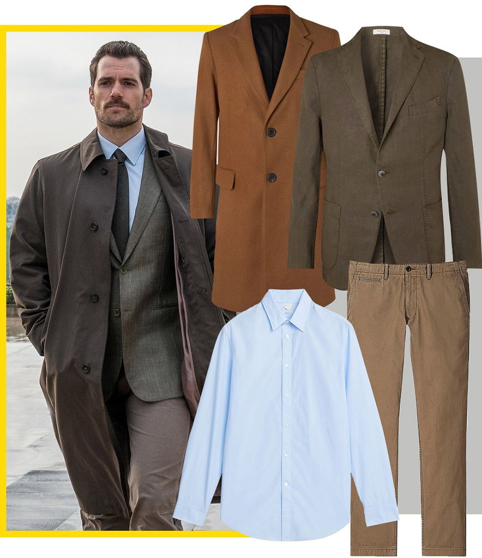Suit, Clothing, Formal wear, Outerwear, Blazer, Jacket, Brown, Tuxedo, Button, Suit trousers, 