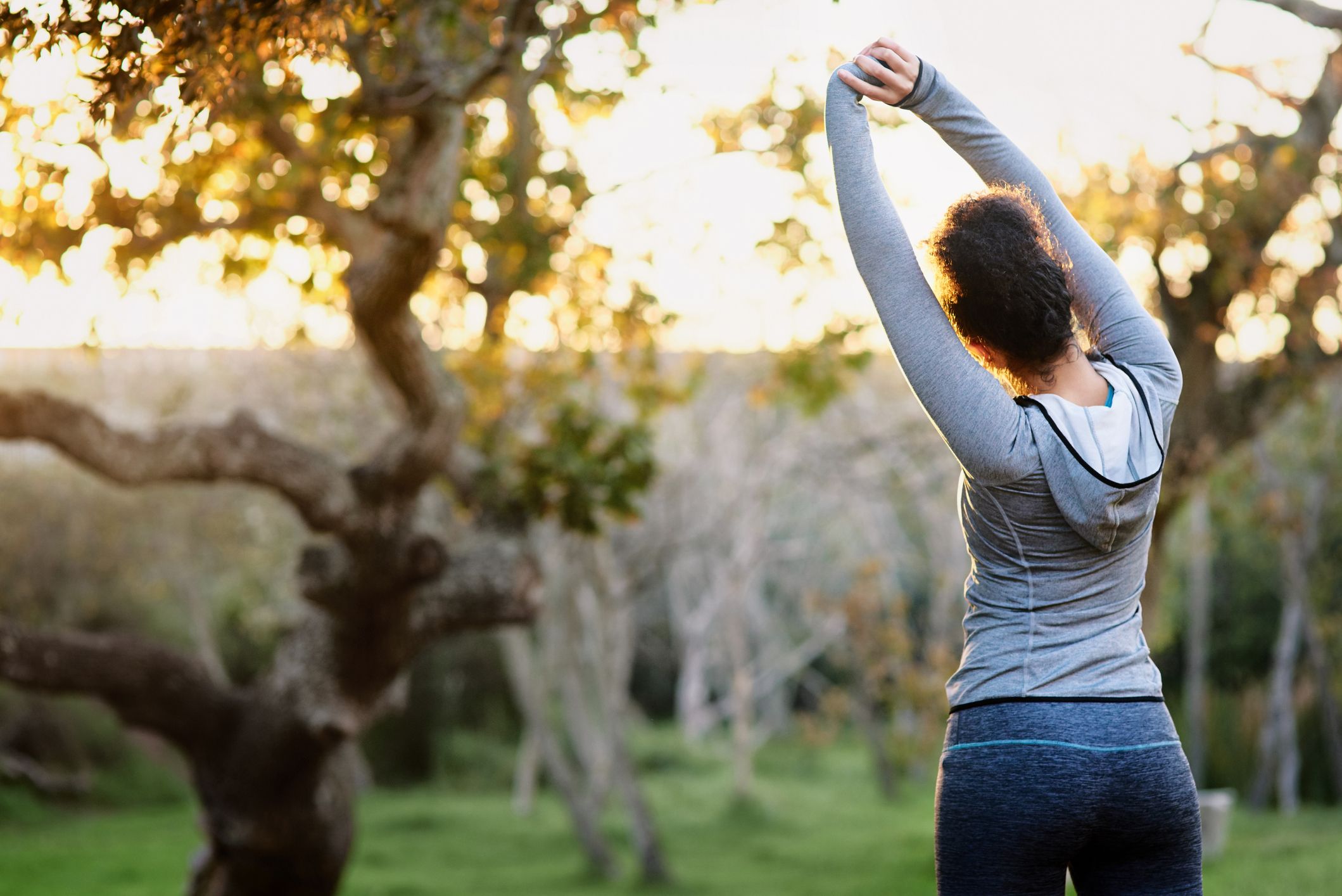 Overhead arm online stretch