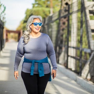 an older mexican woman going for a walk get the most out of walking