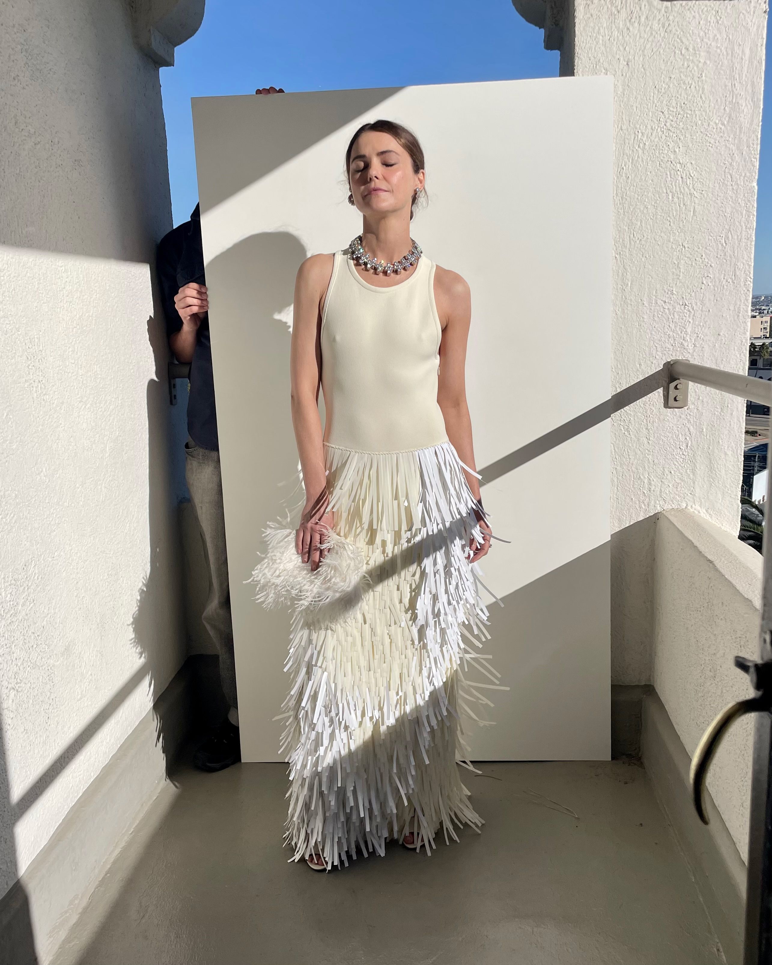 Keri Russell's 2024 Golden Globes Look: Behind the Scenes