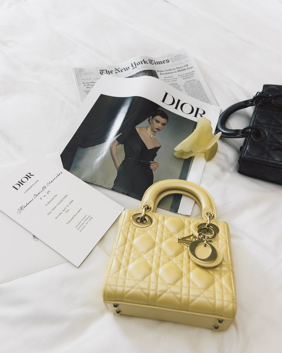 getting ready with camille charriere and dior