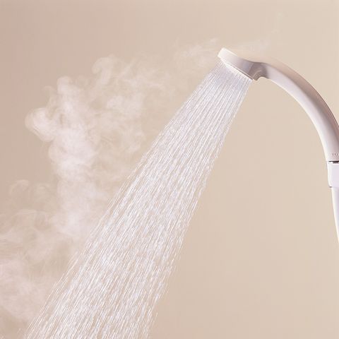 Steaming hot shower