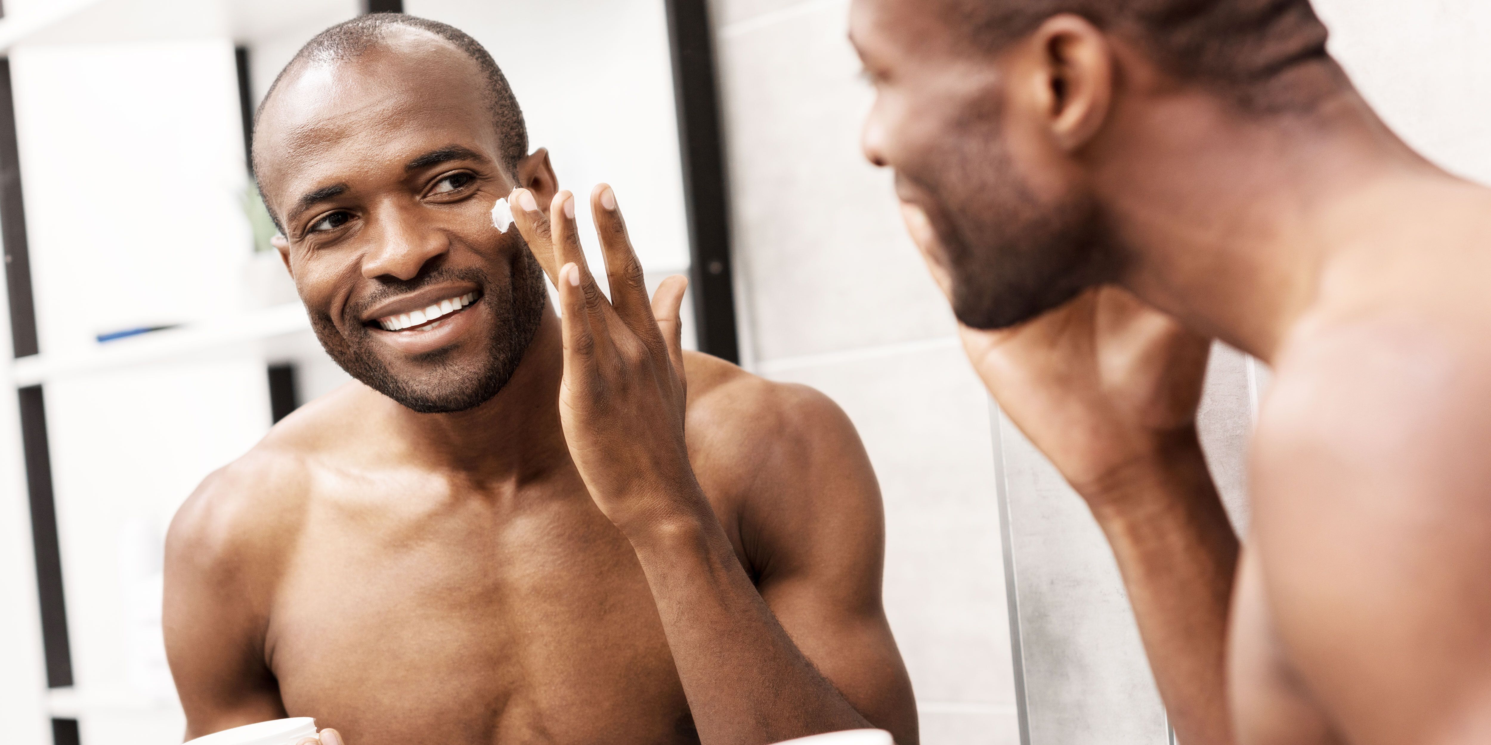 african american men facial care