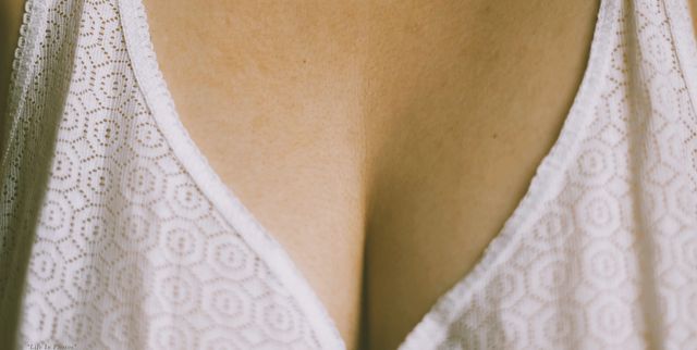 Midsection Of Woman Wearing Bra
