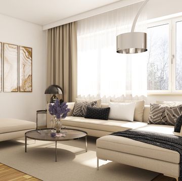 render of modern living room