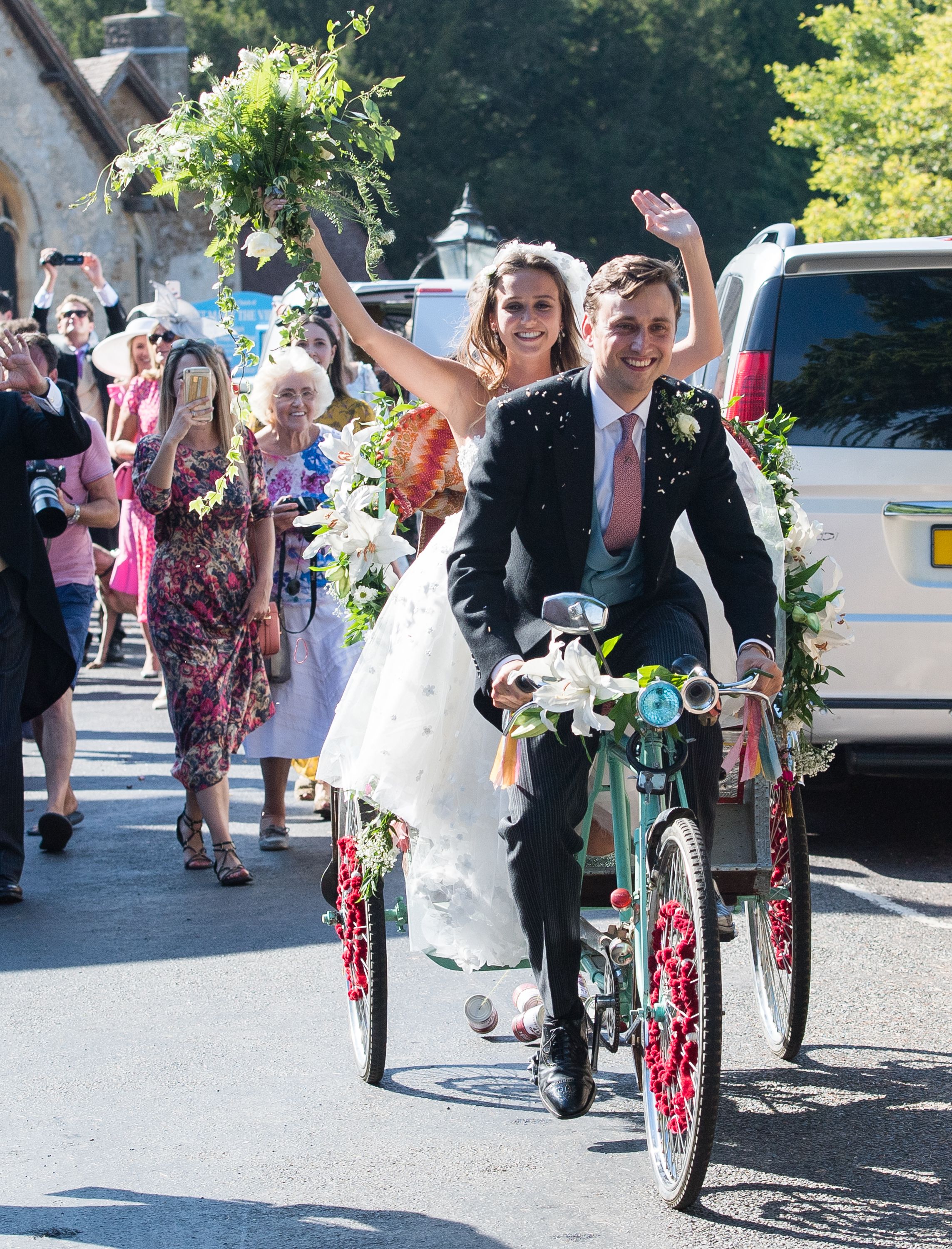 In pictures the wedding of Daisy Jenks and Charlie van Straubenzee