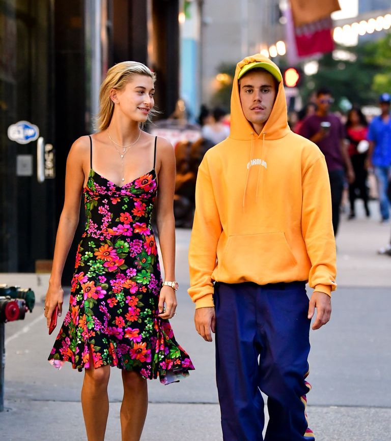 hailey and justin bieber   adult acne