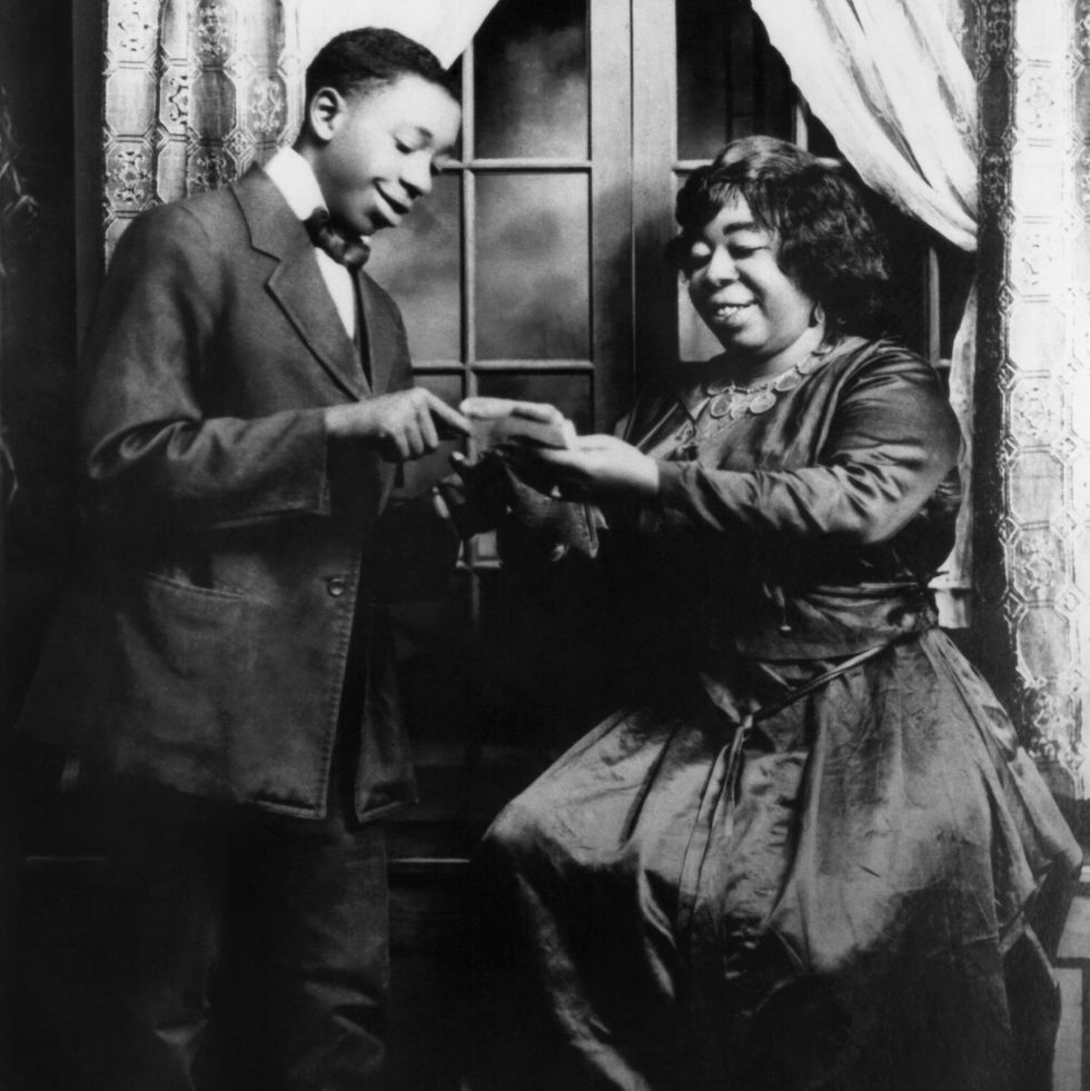 circa 1925  mother of the blues ma rainey chats with an unidentified man circa 1925  photo by donaldson collectiongetty images