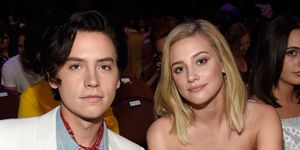 inglewood, ca   august 12  cole sprouse and lili reinhart attend foxs teen choice awards at the forum on august 12, 2018 in inglewood, california  photo by kevin mazurfoxgetty images for fox