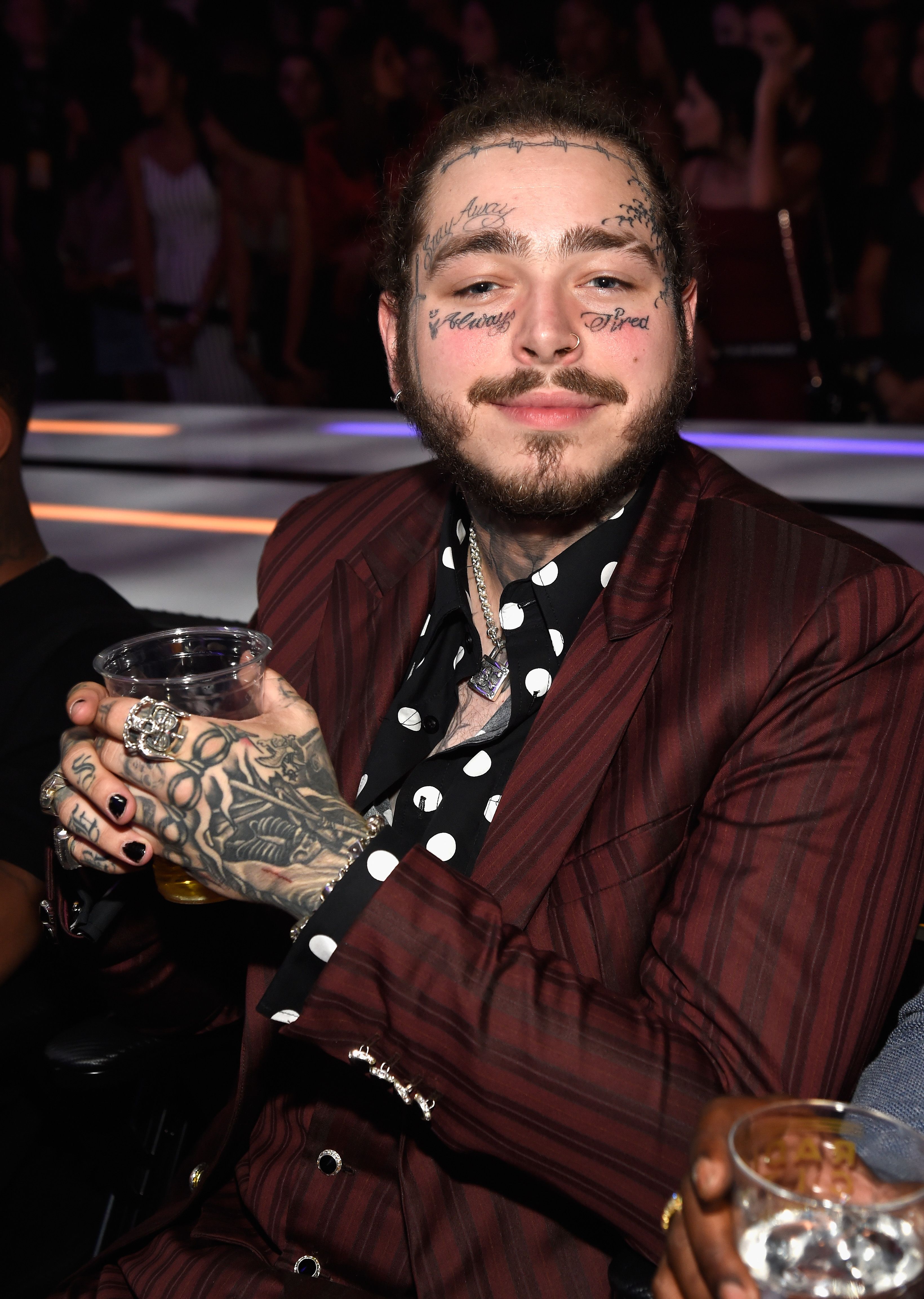 Post Malone got a new face tattoo for the new year  CNN