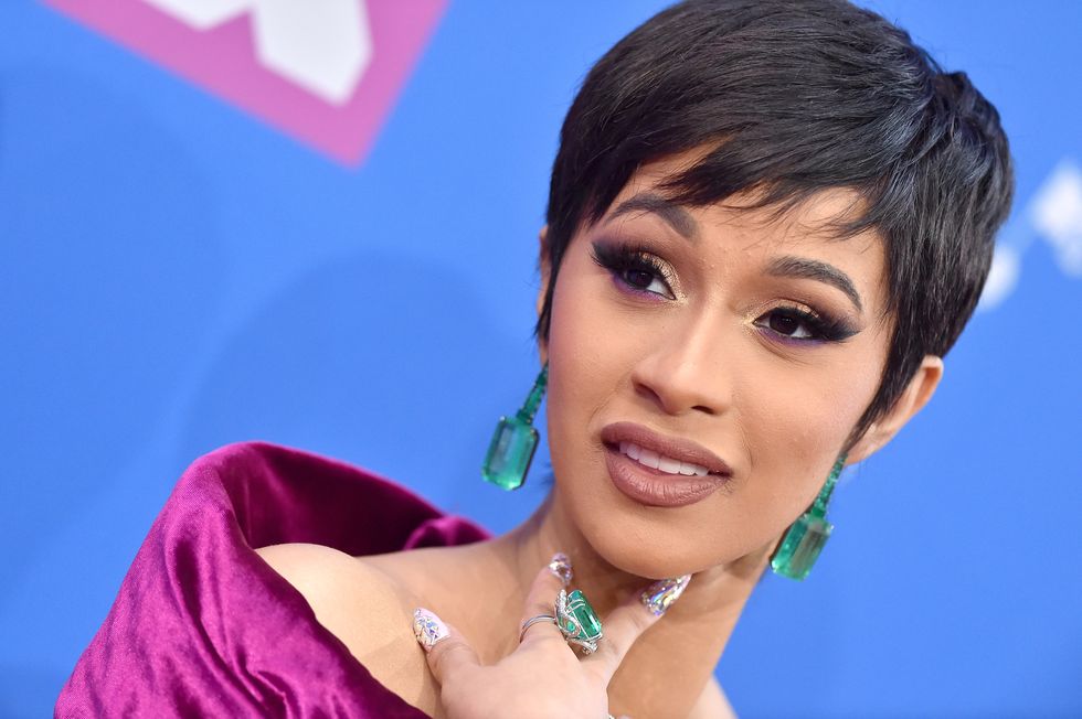 new york, ny   august 20  cardi b attends the 2018 mtv video music awards at radio city music hall on august 20, 2018 in new york city  photo by axellebauer griffinfilmmagic