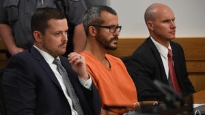 Chris Watts in court for his arraignment hearing at the Weld County Courthouse on August 21, 2018, in Greeley, Colorado