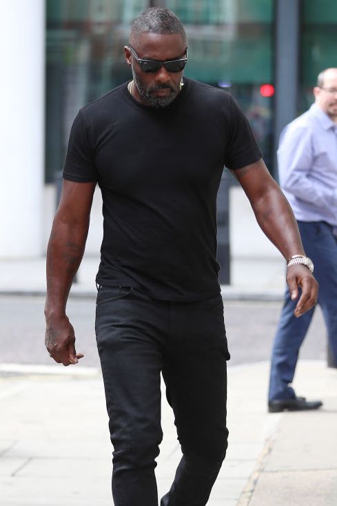 london, england   august 23  idris elba seen at bbc radio 2 on august 23, 2018 in london, england  photo by neil mockfordgc images
