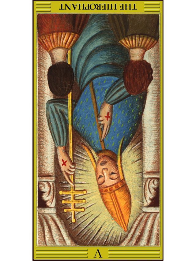 Hierophant tarot card