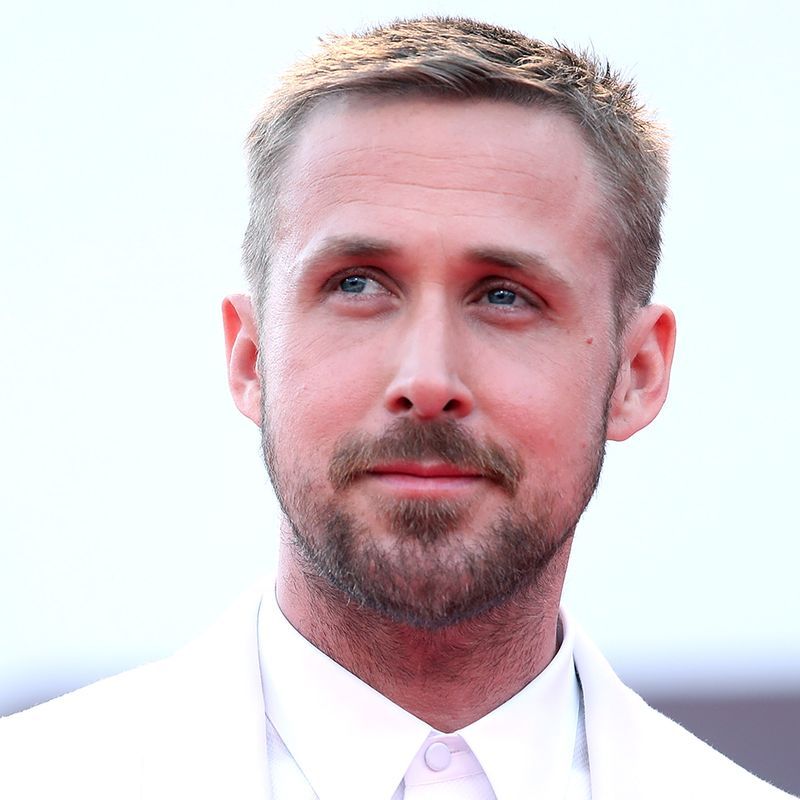 Ryan Gosling with a crew cut style