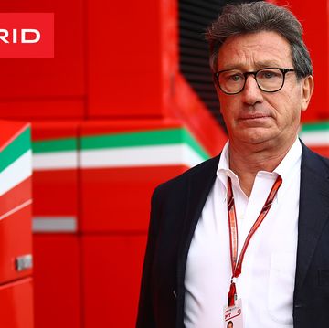 autodromo nazionale, monza, italy   20180901 louis carey camilleri ceo of ferrari in the paddock during the formula one grand prix of italy photo by marco canonierolightrocket via getty images