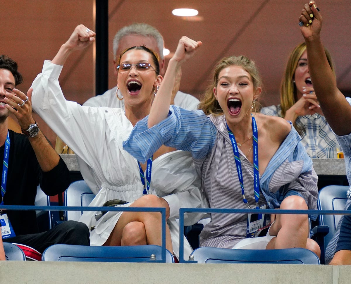 No One Had More Fun at the US Open Than Gigi and Bella Hadid