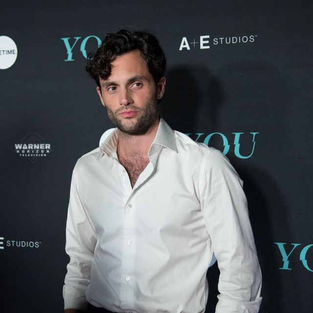 new york, ny   september 06  penn badgley attends the you series premiere celebration hosted by lifetime on september 6, 2018 in new york city  photo by mike pontgetty images for ae