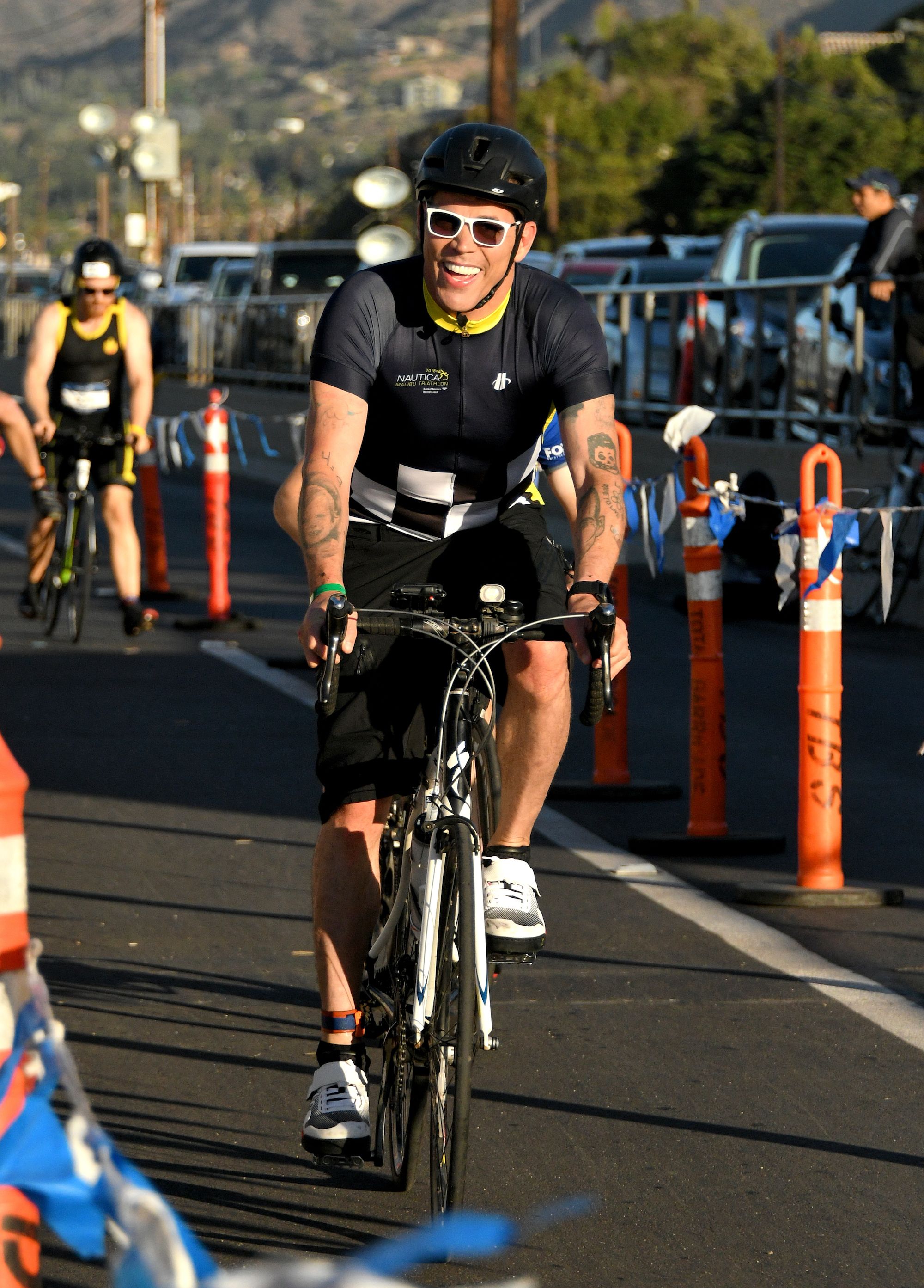 Steve-O, Now 10 Years Sober, Completes Nautica Malibu Triathlon​