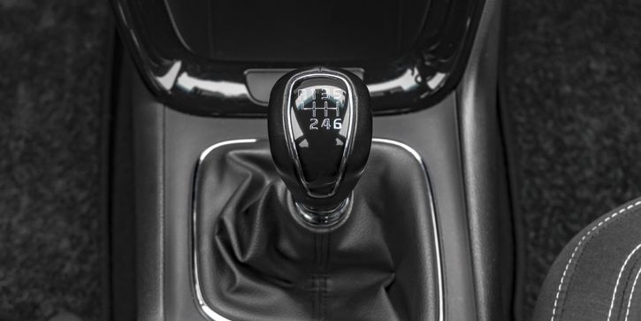 Modern car gearbox lever