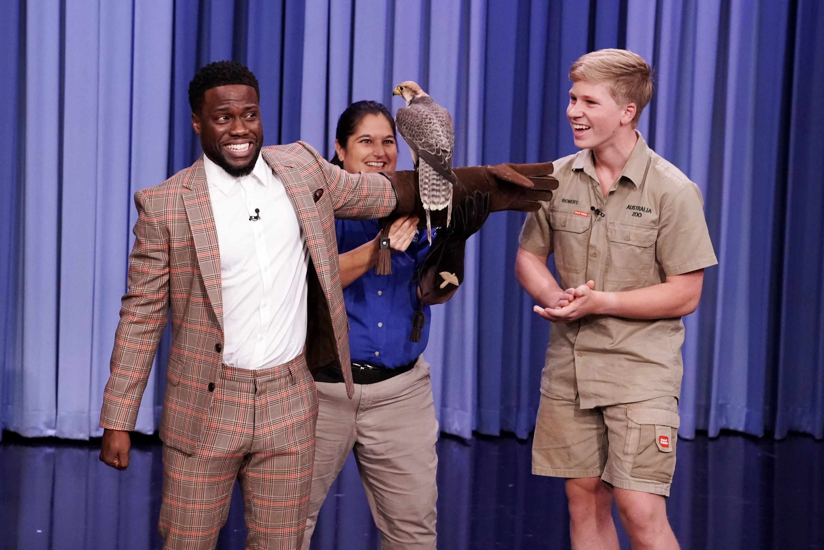 Kevin Hart Freaked Out Over Every Single Animal Brought on The Tonight Show