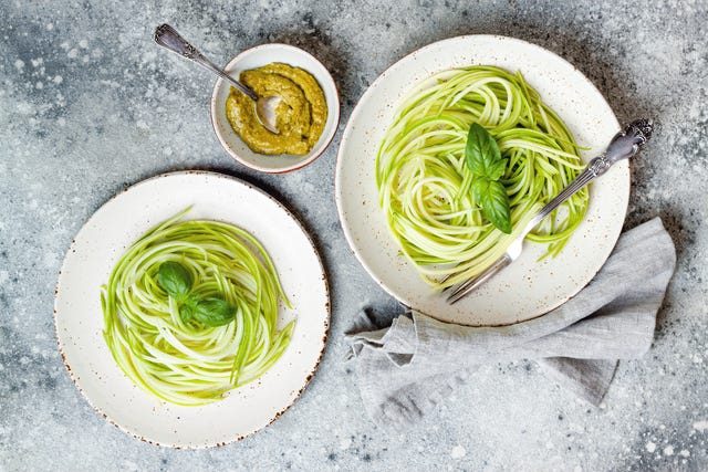 Healthy Ramen with Zucchini Noodles, Low-Carb